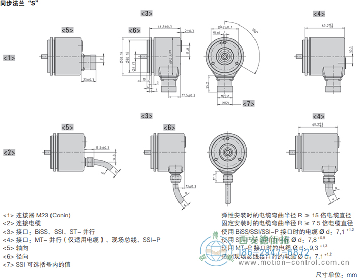 AC58-BiSS/SSI光電絕對(duì)值通用編碼器(同步法蘭S)AC58-BiSS/SSI光電絕對(duì)值通用編碼器